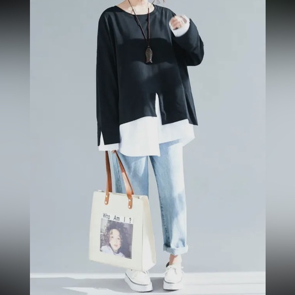 10 Chic Asymmetrical Tunic Top - Picture 2 of 5